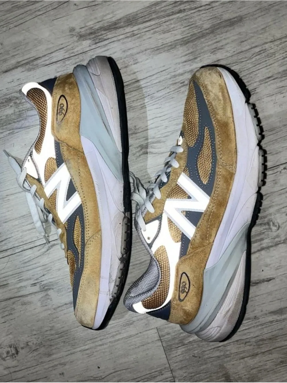 New Balance 990v6 sneakers in yellow